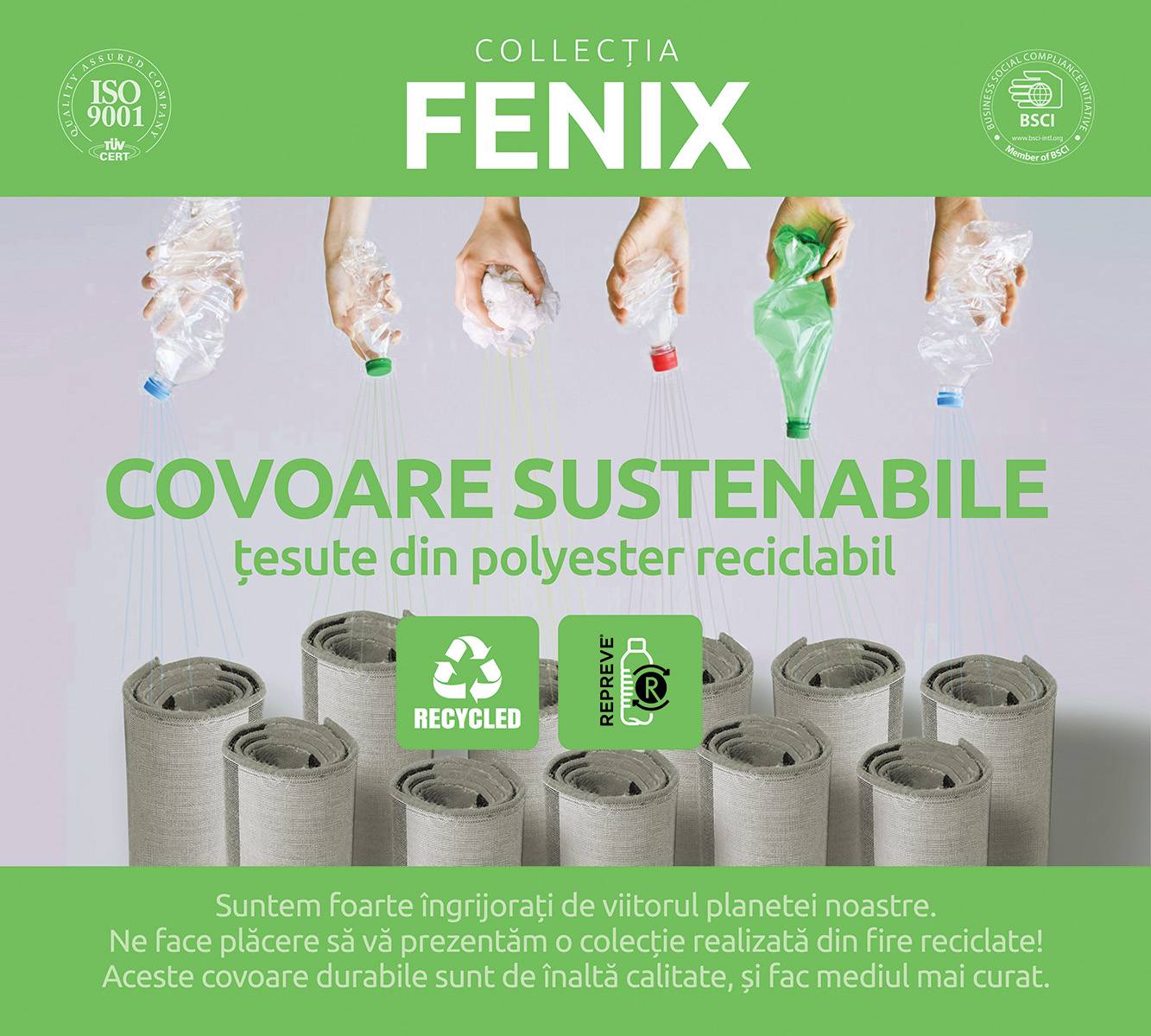 FENIX - o colecție realizată din fire reciclate!